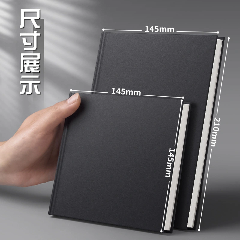 Hardcover notebook for work showing its exterior design