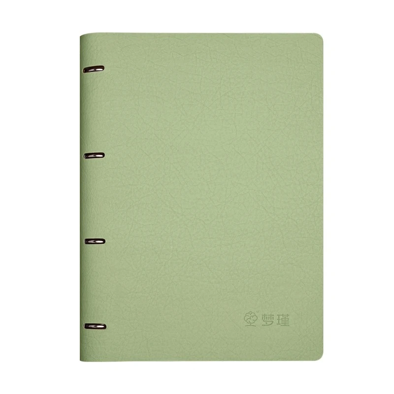 Loose Leaf Leather Business Notebook with refillable binding
