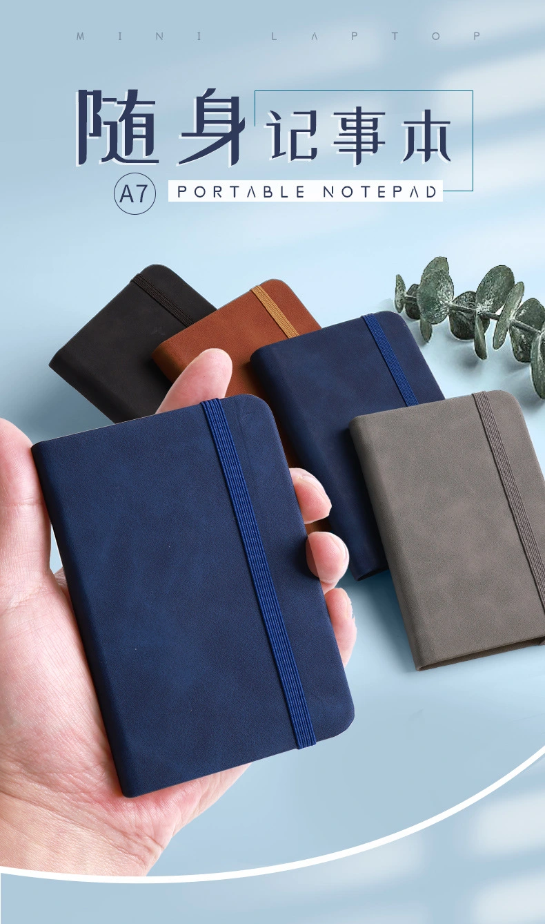 JOYPAPER A7 Meeting Notebook for Office with Leather-Style Cover